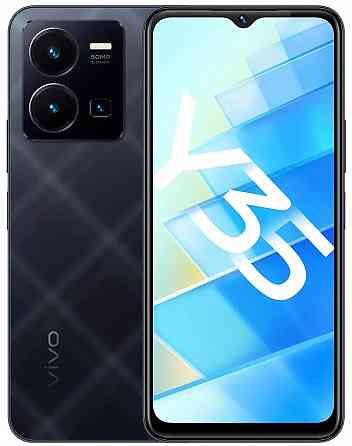Смартфон vivo Y35 4/64 гб ru, Черный агат Донецк