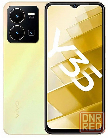 Смартфон vivo Y35 4/64 гб RU, Золотой рассвет Донецк - изображение 1