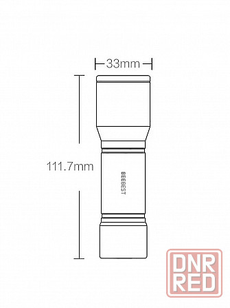 Светодиодный фонарь Xiaomi BeeBest Portable Flashlight F1, 250 Lm, фонарик Донецк - изображение 1