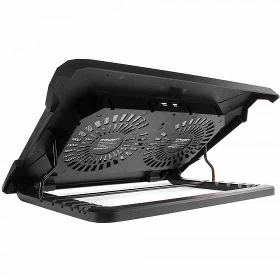CROWN CMLC-530T (2 кулера) Охлаждающая подставка для ноутбука 17" с Подсветкой, Регулируемая Донецк