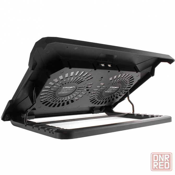 CROWN CMLC-530T (2 кулера) Охлаждающая подставка для ноутбука 17" с Подсветкой, Регулируемая Донецк - изображение 1