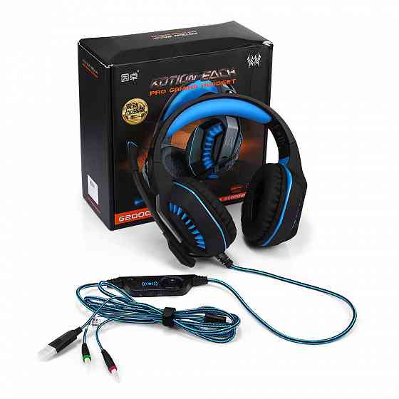 KOTION EACH G2000 PRO Наушники Игровые с Подсветкой и микрофоном, гарнитура Донецк