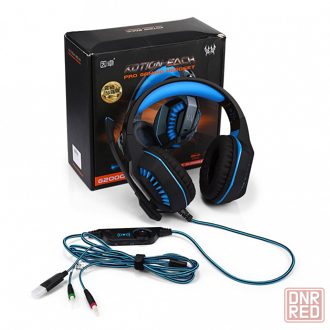 KOTION EACH G2000 PRO Наушники Игровые с Подсветкой и микрофоном, гарнитура Донецк - изображение 1