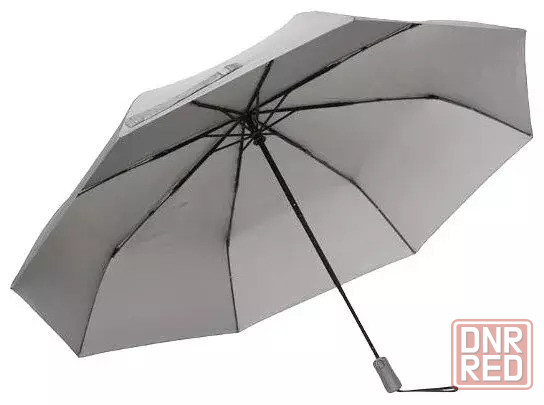 Зонт автоматический со светоотражателем Xiaomi Konggu Automatic Umbrella Gray Донецк - изображение 1