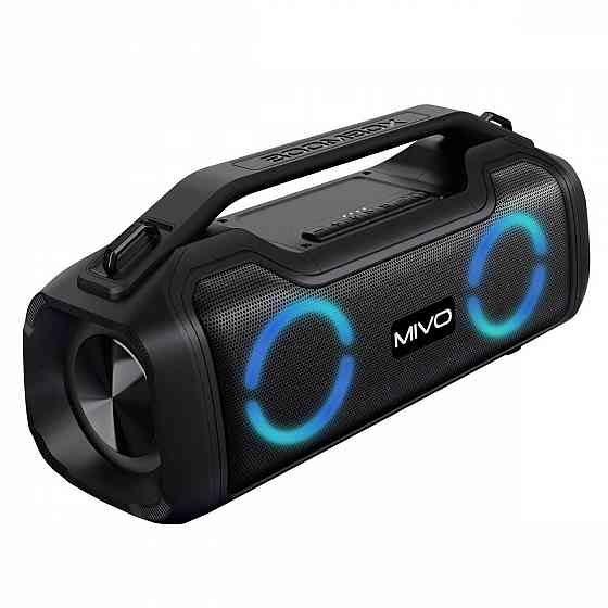 Mivo M15, 40Вт Портативная беспроводная колонка c RGB подсветкой (Влагозащита) Донецк