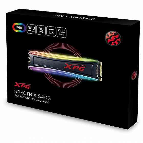 1000 ГБ SSD M.2 накопитель ADATA XPG Spectrix S40G RGB [AS40G-1TT-C] Донецк