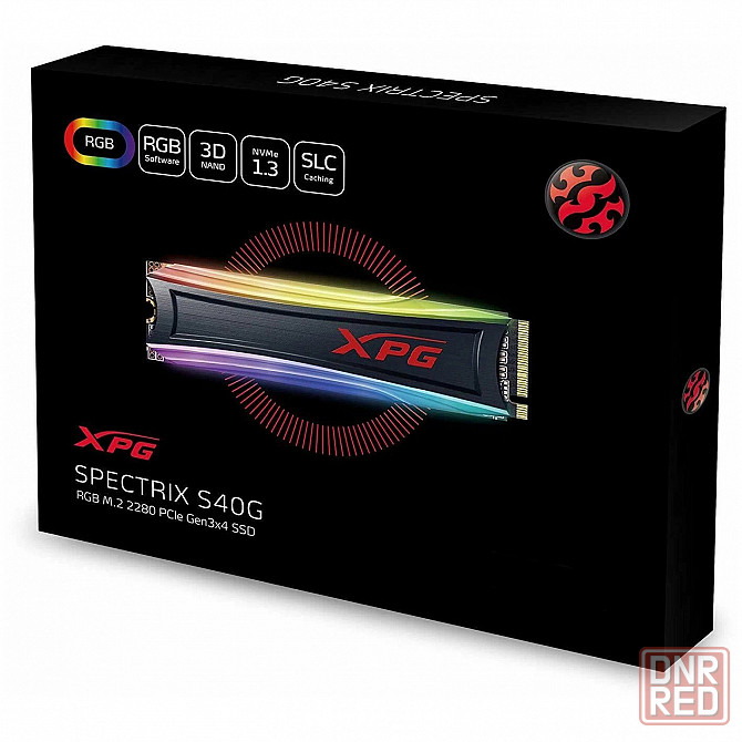 1000 ГБ SSD M.2 накопитель ADATA XPG Spectrix S40G RGB [AS40G-1TT-C] Донецк - изображение 1