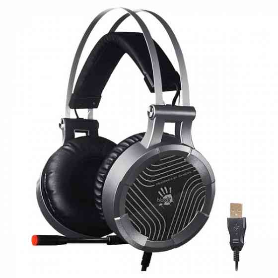 A4Tech Bloody G530 USB 7.1 Наушники Игровые с Подсветкой и микрофоном, гарнитура Донецк