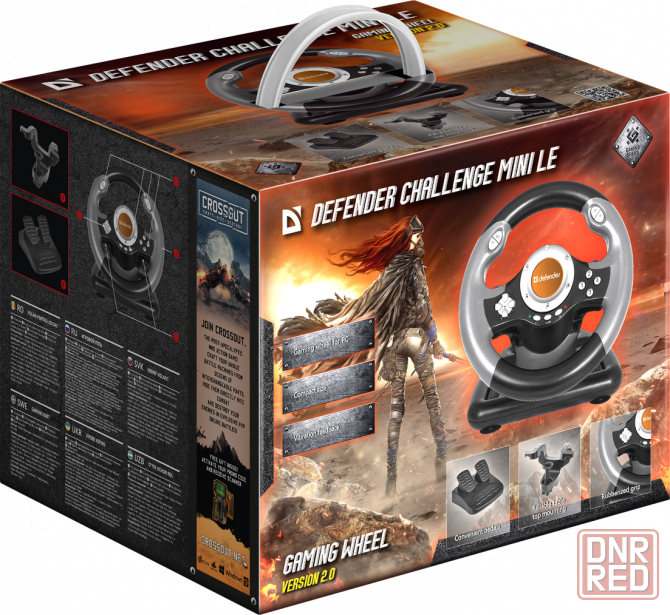 Игровой Руль Defender Challenge Mini LE USB Донецк - изображение 1