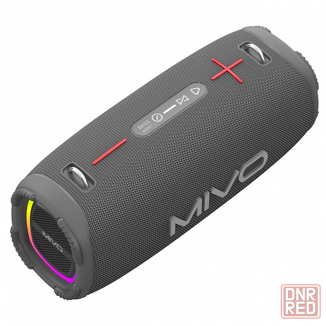 Mivo M23, 100Вт Портативная беспроводная колонка c RGB подсветкой (ВЛАГОЗАЩИТА) Донецк - изображение 1