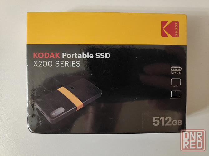 Внешний, портативный SSD Kodak X200 512 GB, USB 3.1-Type C Донецк - изображение 1