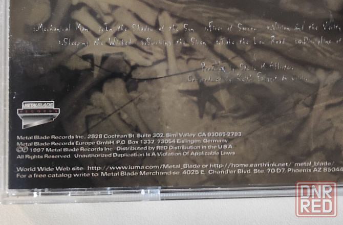 Фирменный CD IFPI. аудио-диск The Hollowing (1997) - Crisis [USA]. Возможен обмен. Донецк - изображение 7