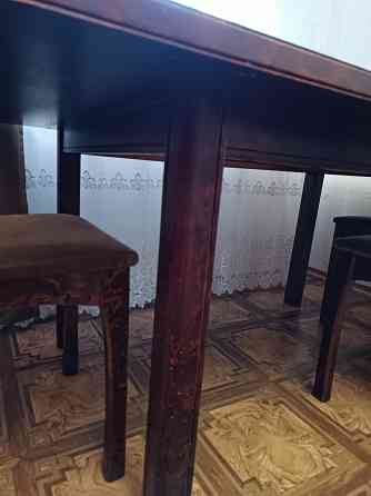 Стол натуральный со стульями Донецк