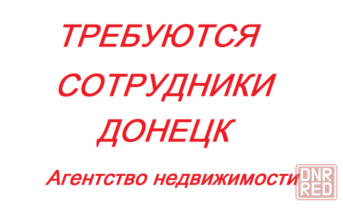 Требуются сотрудники агентству недвижимости Донецк - изображение 1