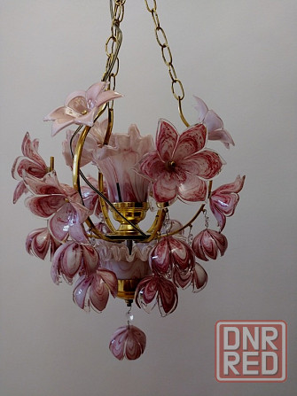 Продам светильники "стеклянные цветы" трёх видов Донецк - изображение 4