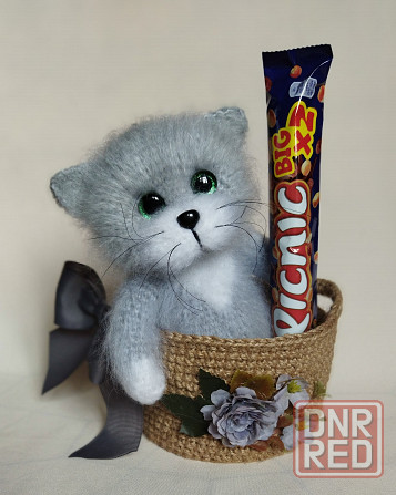 Котик в корзине подарочный набор Донецк - изображение 1