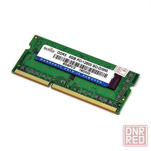Модуль памяти для ноутбука DDR3 SODIMM 8GB/1600 DeTech (1,5V) Донецк - изображение 1