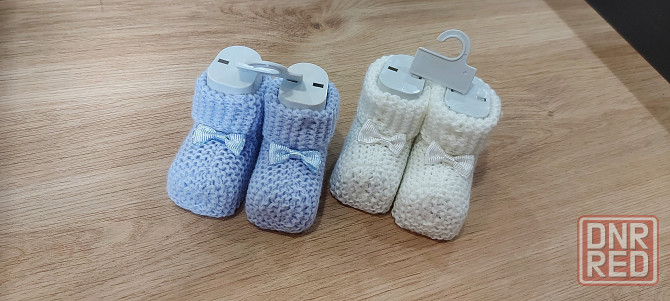 Тёплые пинетки носочки для новорождённого Донецк - изображение 2