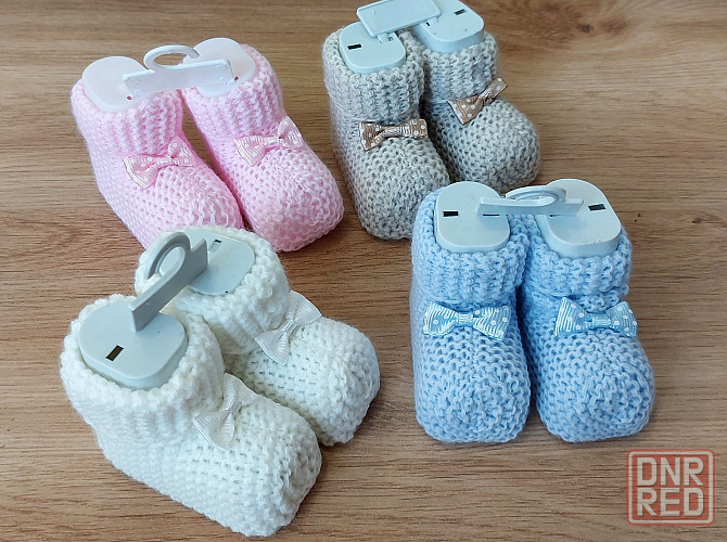 Тёплые пинетки носочки для новорождённого Донецк - изображение 5