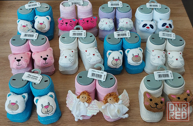 Тёплые пинетки носочки для новорождённого Донецк - изображение 1