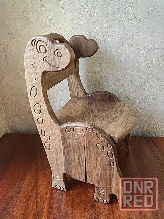 Деревянный детский стульчик Динозавр Донецк - изображение 1