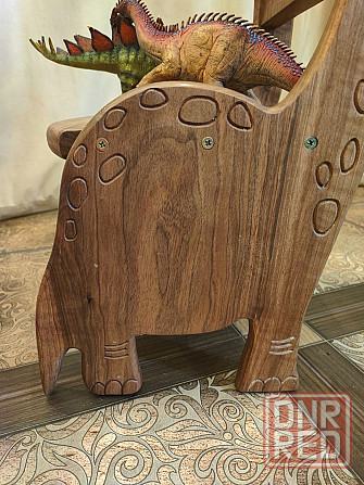 Деревянный детский стульчик Динозавр Донецк - изображение 3
