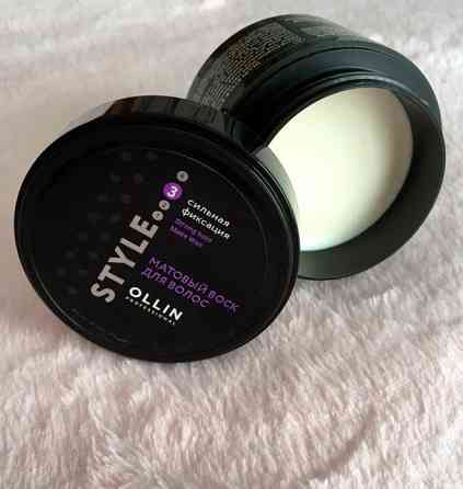 Матовый воск для волос сильной фиксации (Ollin Style Strong Hold Matte Wax) – 50 г Макеевка