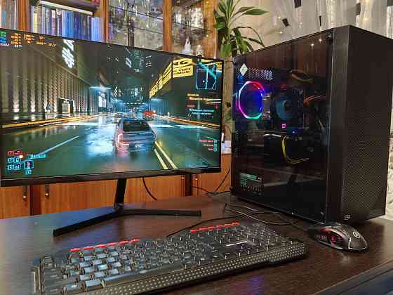 Игровой компьютер Intel Xeon 2640v4 10ядер\20 потоков 16gb ddr4 512 NVME Amd RX580 8gb блок 600вт Донецк