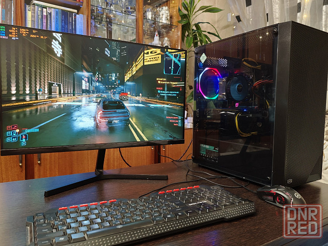 Игровой компьютер Intel Xeon 2640v4 10ядер\20 потоков 16gb ddr4 512 NVME Amd RX580 8gb блок 600вт Донецк - изображение 1