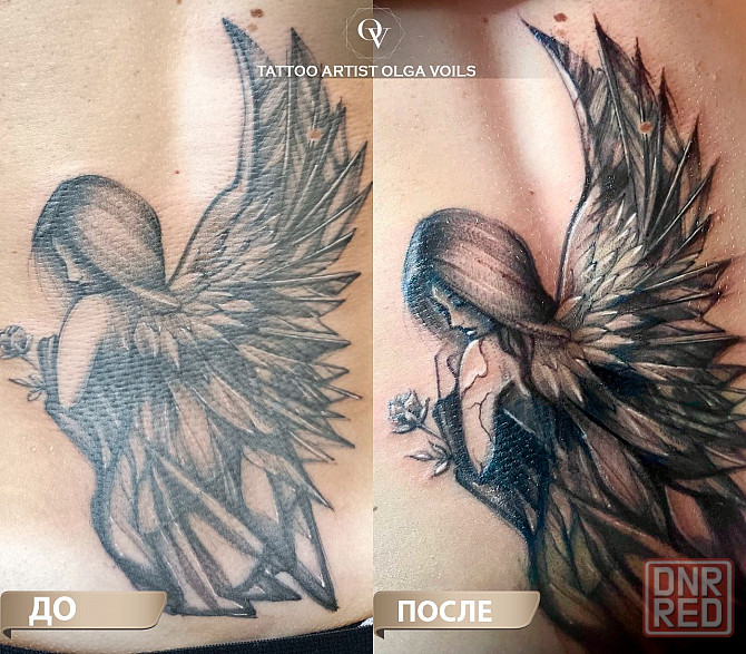 Коррекция, перекрытие, исправление старых татуировок в Донецке / Днр Донецк - изображение 2