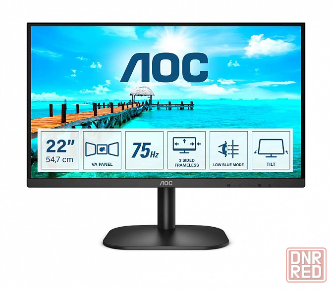 21.5" Монитор AOC 22B2D Black 75Hz 1920x1080 VA Донецк - изображение 1