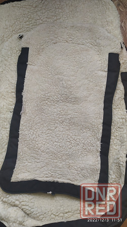 Конверт на овчине в коляску с рукавичками Макеевка - изображение 5