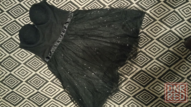 черное платье бюстье ,нарядное платье с чашечками Донецк - изображение 1