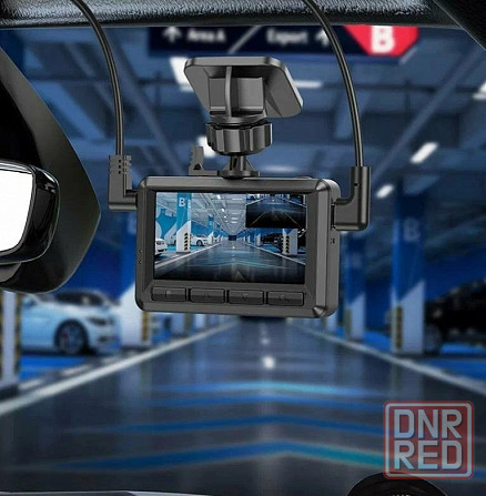 Видеорегистратор HOCO DV3 Driving recorder 2 камеры (черный) Макеевка - изображение 2