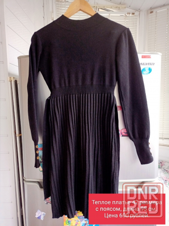 Продам теплое платье 42 размера Донецк - изображение 1