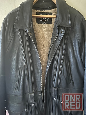 Куртка мужская кожаная о 54 56 Донецк - изображение 1