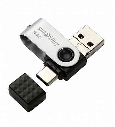 UFD 3.0/3.1 Smartbuy 16GB TRIO 3-in-1 OTG (USB Type-A + USB Type-C + micro USB) Макеевка