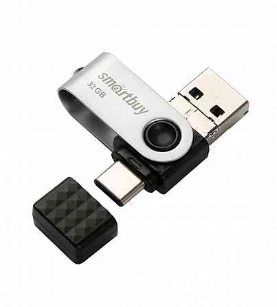UFD 3.0/3.1 Smartbuy 32GB TRIO 3-in-1 OTG (USB Type-A + USB Type-C + micro USB) Макеевка