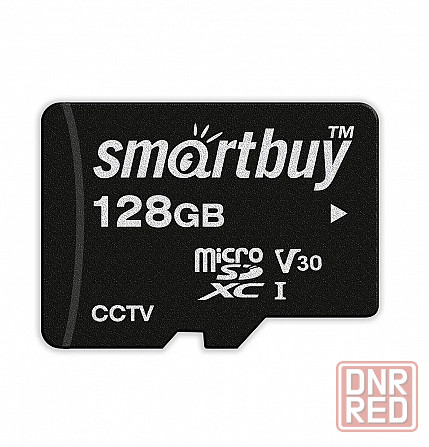 micro SDXC карта памяти Smartbuy 128GB cl10 U3 V30 для видеонаблюдения (с адаптером SD) Макеевка - изображение 3