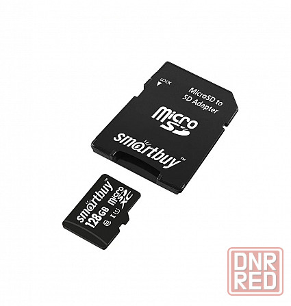micro SDXC карта памяти Smartbuy 128GB Class 10 UHS-1 (с адаптером SD) Макеевка - изображение 3