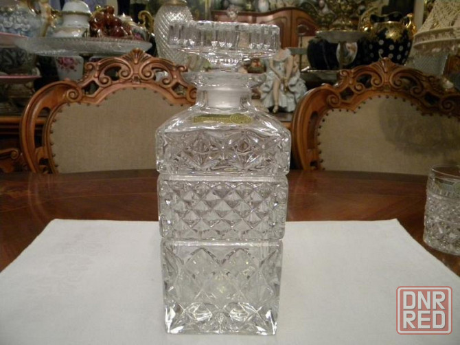 Набор для виски графин стаканы 6 шт Богемия Чехословакия Новый Донецк - изображение 3
