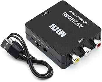 Переходник-адаптер AV, Svideo 3*RCA на HDMI преобразователь видео сигнала Мариуполь