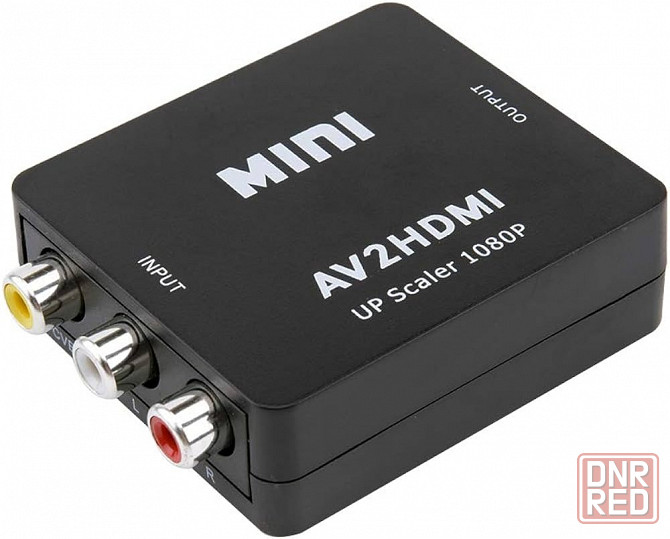 Переходник-адаптер AV, Svideo 3*RCA на HDMI преобразователь видео сигнала Мариуполь - изображение 1