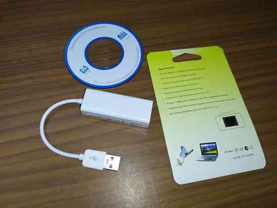 LAN USB переходник Ethernet Lan Card RJ45 Сетевая карта 10/ 100 Мбит 120 грн. Мариуполь
