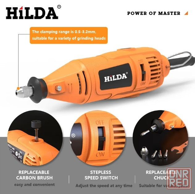 Фирменный гравер HILDA 200 W Донецк - изображение 3