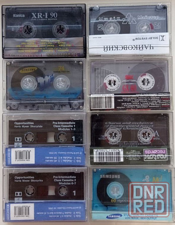Аудиокассеты 31 шт., с записью и под запись. Цена за все. Донецк - изображение 4