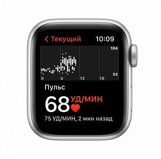 Умные часы Apple Watch SE 44 мм Aluminium Case GPS, серебристый/белый Макеевка