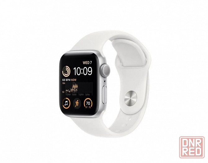 Умные часы Apple Watch SE 44 мм Aluminium Case GPS, серебристый/белый Макеевка - изображение 1