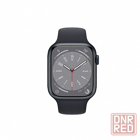 Умные часы Apple Watch Series 8 45 мм Aluminium Case GPS, midnight Sport Band Макеевка - изображение 2