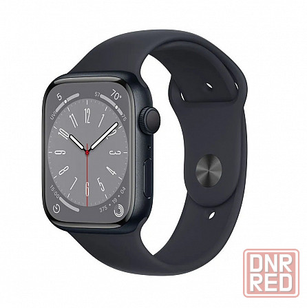Умные часы Apple Watch Series 8 45 мм Aluminium Case GPS, midnight Sport Band Макеевка - изображение 1